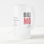 Gepersonaliseerde billet mama met sentimentele quo matglas bierpul (Voorkant rechts)