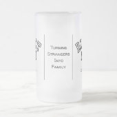 Gepersonaliseerde billet mama met sentimentele quo matglas bierpul (Center)