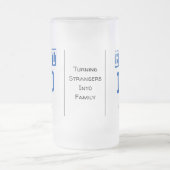 Gepersonaliseerde billet papa met sentimentele quo matglas bierpul (Center)