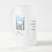 Gepersonaliseerde billet papa met sentimentele quo matglas bierpul (Voorkant links)