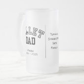 Gepersonaliseerde billet papa met sentimentele quo matglas bierpul (Voorkant links)