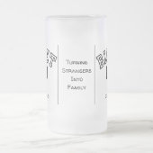 Gepersonaliseerde billet papa met sentimentele quo matglas bierpul (Center)