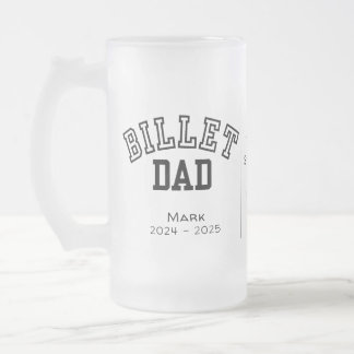 Gepersonaliseerde billet papa met sentimentele quo matglas bierpul