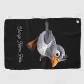 Gepersonaliseerde Birdie Golf Handdoek (Horizontaal)