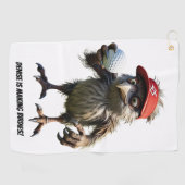 Gepersonaliseerde Birdies maken - Golfhanddoek (Horizontaal)