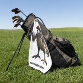 Gepersonaliseerde Birdies maken - Golfhanddoek (Groen)