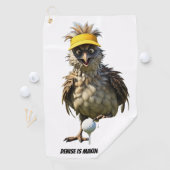 Gepersonaliseerde Birdies maken - Golfhanddoek (Insitu)