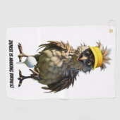 Gepersonaliseerde Birdies maken - Golfhanddoek (Horizontaal)