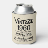 Gepersonaliseerde birthday black blikjeskoeler (Blikje Voorkant)