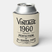 Gepersonaliseerde  birthday black blikjeskoeler (Blikje Achterkant)