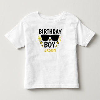 Gepersonaliseerde Birthday Boy Hollywood Style Kinder Shirts