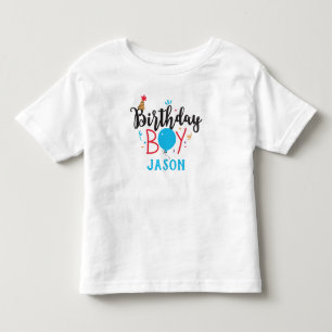 Gepersonaliseerde Birthday Boy Kinder Shirts