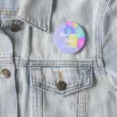 Gepersonaliseerde Birthday Girl Button (In situ)