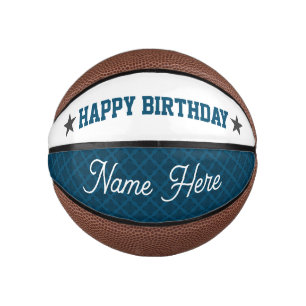 GEPERSONALISEERDE BIRTHDAY MINI BASKETBALL BASKETBAL