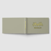Gepersonaliseerde Bismillah Luxury Gold Foil Notit Gastenboek (Volledig)
