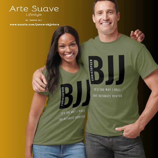 Gepersonaliseerde BJJ Braziliaanse Jiu Jitsu T-shirt