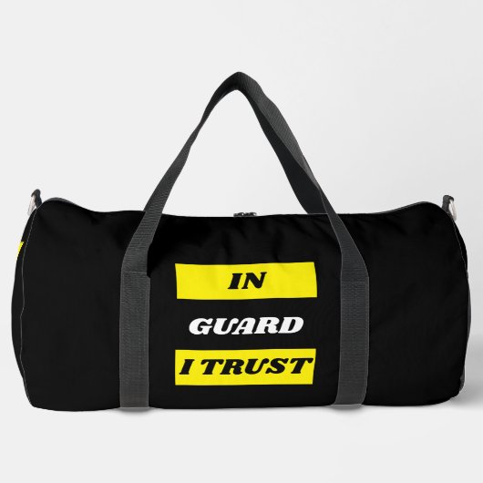 Gepersonaliseerde BJJ In Guard Ik vertrouw Jiu Jit Plunjezak (Voorkant)