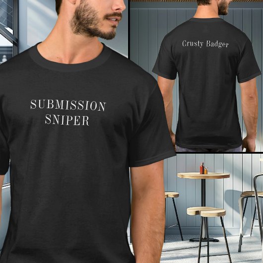 Gepersonaliseerde BJJ Jiu Jitsu Submission Sniper  T-shirt