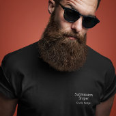 Gepersonaliseerde BJJ Jiu Jitsu Submission Sniper  T-shirt