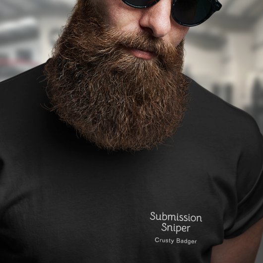 Gepersonaliseerde BJJ Jiu Jitsu Submission Sniper  T-shirt