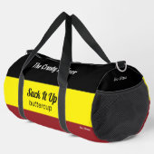 Gepersonaliseerde BJJ Jiu Jitsu Zwart Geel Plunjezak (Rechterhoek)