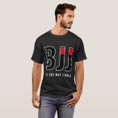 Gepersonaliseerde BJJ Mannen Unisex Jiu Jitsu T-shirt (Voorkant volledig)