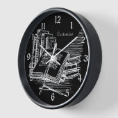 Gepersonaliseerde Black and White Academia (Hoek)