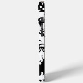 Gepersonaliseerde  Black Damask Case-Mate iPhone Case (Achterkant / Links)