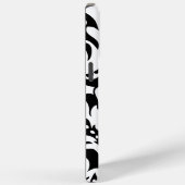 Gepersonaliseerde  Black Damask Case-Mate iPhone Case (Achterkant / Rechts)