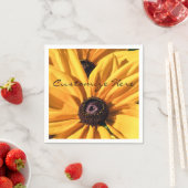 Gepersonaliseerde Black Eyed Susan Papier servet (Insitu)