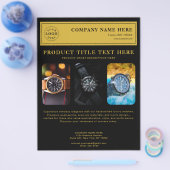 Gepersonaliseerde Black Flyer voor productpromotie (Enkel)