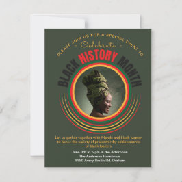 Gepersonaliseerde Black Freedom Afro-Amerikaanse t Feestdagenkaart