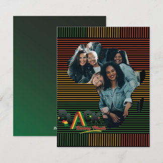 Gepersonaliseerde Black Freedom Afro-Amerikaanse t Feestdagenkaart