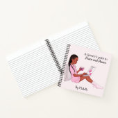 Gepersonaliseerde Black Girl Notitieboek, Custom J Notitieboek (Binnen)