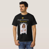 gepersonaliseerde Black Gold afstuderen shirten T-shirt (Voorkant volledig)