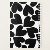 Gepersonaliseerde Black Hearts Planner (Achterkant)