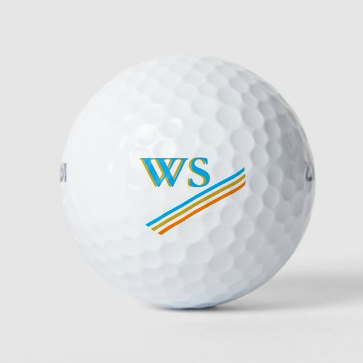 Gepersonaliseerde Black Leather Golf Head Hoesje Golfballen (Voorkant)