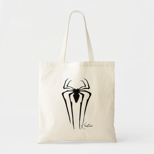 Gepersonaliseerde Black Spider Canvas tas (Voorkant)