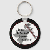 Gepersonaliseerde Blacksmith Sleutelhanger (Voorkant)