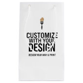 Gepersonaliseerde Blanco Bedrijf Merk Custom Klein Cadeauzakje (Voorkant)