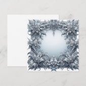 Gepersonaliseerde blanco Kaart Sjabloon - Silver G (Voorkant / Achterkant)