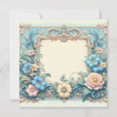 Gepersonaliseerde blanco Kaart Sjabloon - Uitnodig (Voorkant)