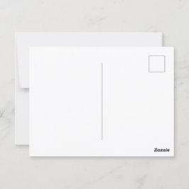 Gepersonaliseerde Blank Wit Briefkaart voor Berich