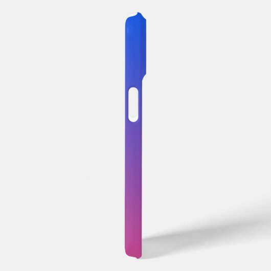 Gepersonaliseerde blauw en roze ombre gradiënt Case-Mate iPhone case (Achterkant / Rechts)