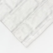 Gepersonaliseerde blauw en wit honkbal t-ball fleece deken (Hoek)