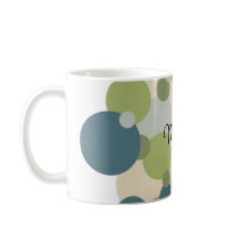 Gepersonaliseerde blauw-groene moleculen