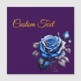 Gepersonaliseerde Blauw Roos Liefde Tijdloze Bloem