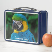 Gepersonaliseerde Blauwe en Gele Macaw Parrot (In situ)