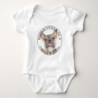 Gepersonaliseerde Blauwe Fawn Tricolor Franse Bull