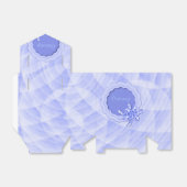 Gepersonaliseerde Blauwe Geschikt voor Lijst Bedankdoosjes (Uitgevouwen)